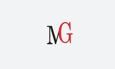 MG, GM , G , M Abstract Letters Logo Monogram	