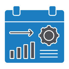 Project management Vector icon which can easily modify or edit