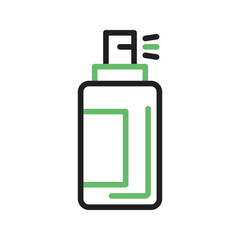 Spray Bottle icon vector image. Suitable for mobile apps, web apps and print media.