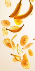 Falling bananas and slices