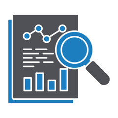Data analysis Vector icon which can easily modify or edit