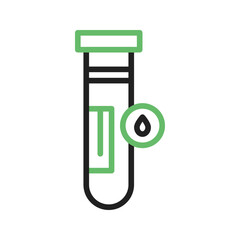 Test Tube icon vector image. Suitable for mobile apps, web apps and print media.