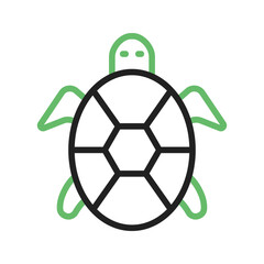 Turtle icon vector image. Suitable for mobile apps, web apps and print media.