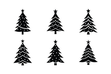Obraz premium christmas tree set