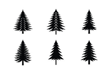 Obraz premium christmas tree set