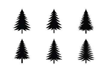 Obraz premium christmas tree set