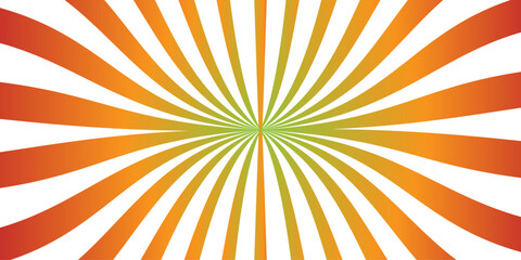 Sunburst striped background design red orange yellow abstract backdrop design