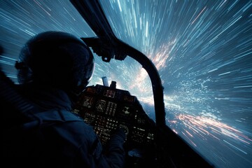 Pilot Entering Hyperspace