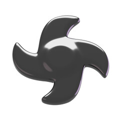 Chrome Shape abstract 3D Illustrations