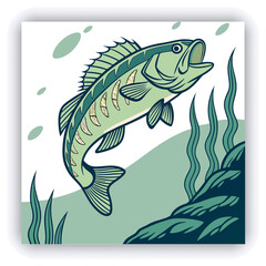 Stunning image of a tropical fish swimming amidst a vibrant coral reef, showcasing colorful marine life in a serene underwater environment.