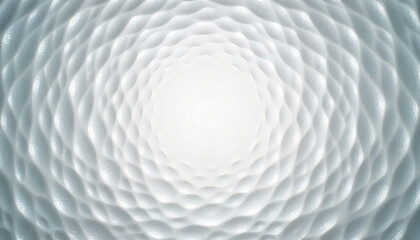Obraz premium Abstract textured pattern with ripples in soft white tones 