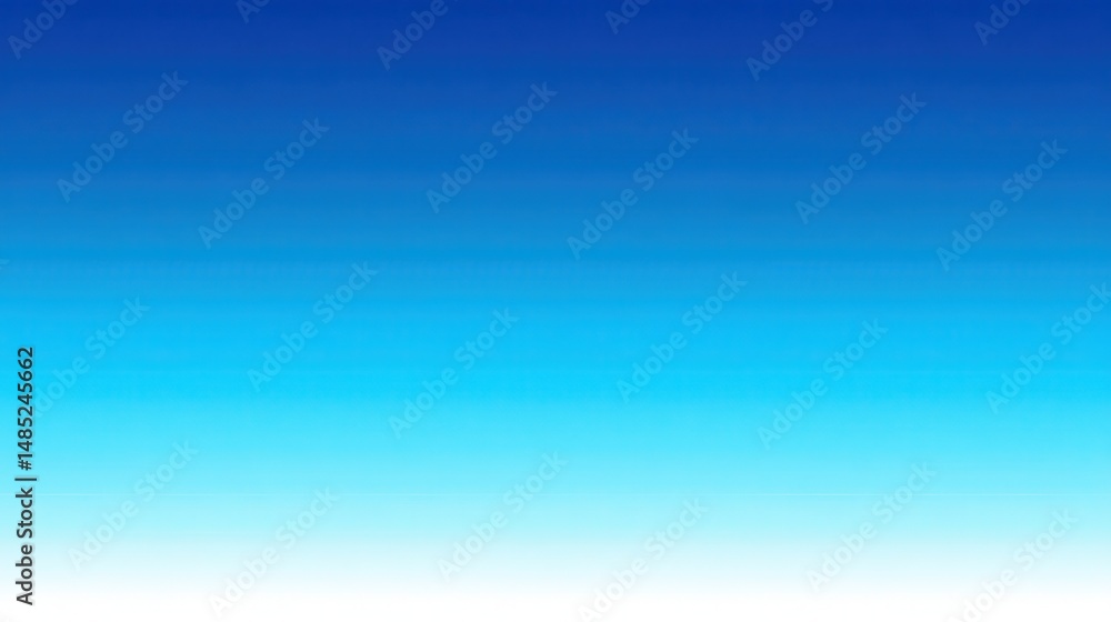 Wall mural a smooth blue gradient background transitioning from deep blue at the top to white at the bottom.