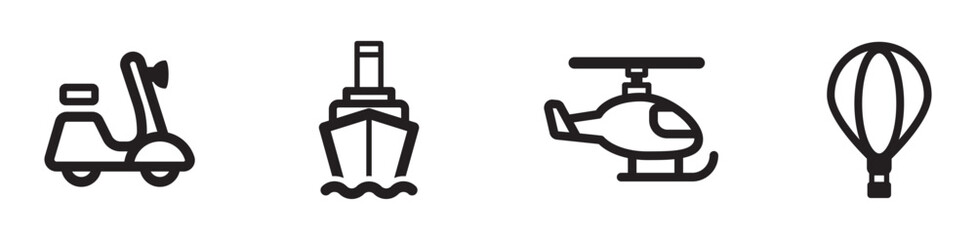 Vehicle sign symbol icon. Vector illustration eps 10