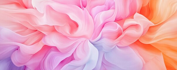 Abstract Dreamy Watercolor Swirls, Soft Pastel Background, Fluid Art Texture, Tranquil and Serene Artistic Composition.