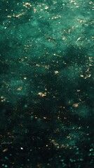 Fototapeta premium Emerald green background with gold glitter