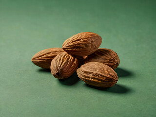 A simple yet elegant display of almonds.