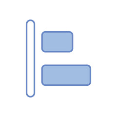 Left Align Vector icon