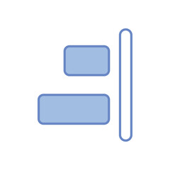 Right Align Vector icon