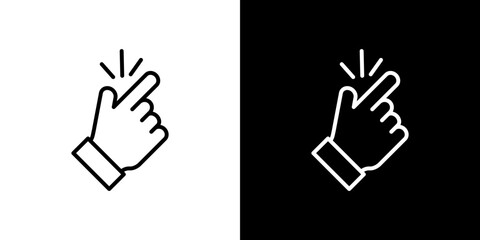 doll icon line art, vector set