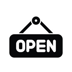 Open Close icon design template