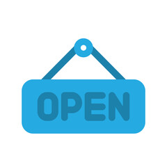 Open Close icon design template