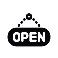 Open Close icon design template