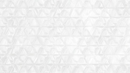 Fototapeta premium Subtle White Triangle Pattern Geometric Texture Background