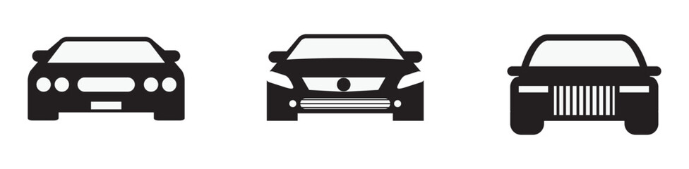 Car icon set. Vehicle and Transportation Icon. Vector illustration eps 10