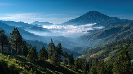 A Glimpse of Heaven in Dieng Plateau indonesian