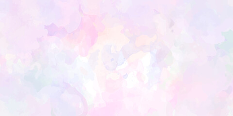 Watercolor background pink, purple shades and blue watercolor paper textured Abstract Texture