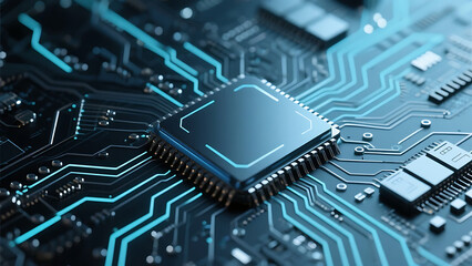 Clean, detailed tech background with abstract circuitry lines, ideal for digital, innovation, and business themes.