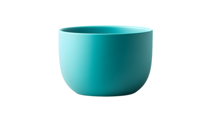 Stylish Turquoise Cup with Minimalist Design for Elegant Presentations