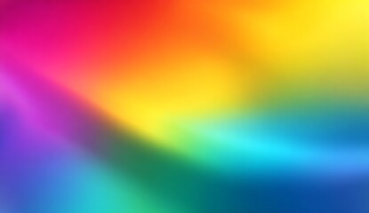 Vibrant Rainbow Gradient Background Perfect for Website Design Presentation or App Interface Featuring Colorful Hues and Smooth Blending