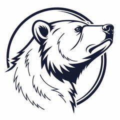 vector illustration of a cartoon bear