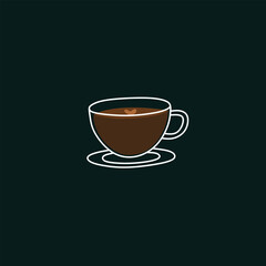 cup of coffee with heart