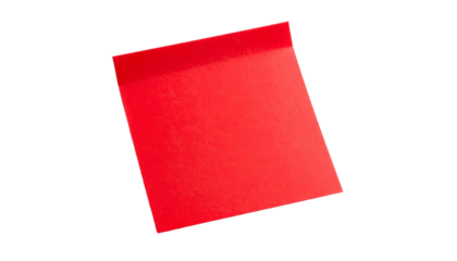 A simple, striking image of a red sticky note, perfectly capturing the essence of focus and message organization.