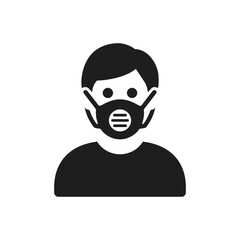 Respiratory Protection Safety Icon