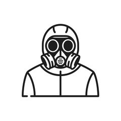 Gas Mask Protection Icon