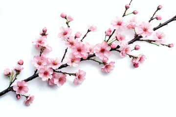 Fototapeta premium Beautiful Spring Cherry Blossoms Branch