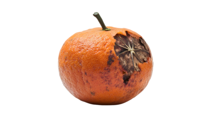 Vibrant Bitter Orange Isolated on White Background for Fresh Citrus Concept