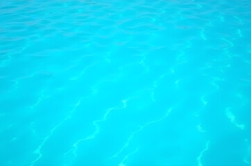 Obraz premium clear blue water filled completely background wallpaper texture transparent .generative ai