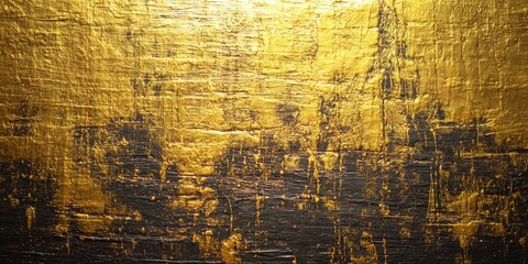 Obraz premium Textured Gold and Dark Abstract
