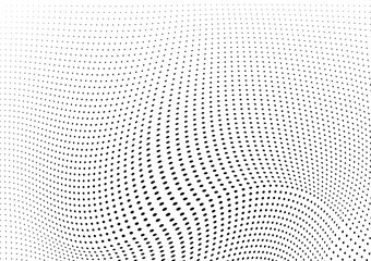 The halftone texture is monochrome. Vector chaotic background