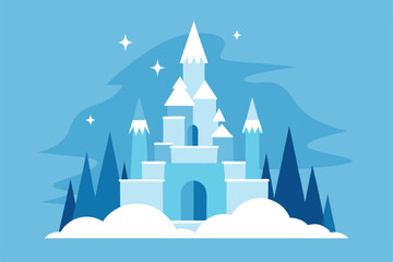 Obraz premium vector illustration of church