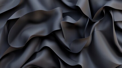 Black Fabric Abstract Background