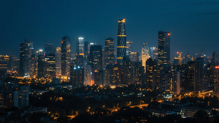 Naklejka premium cityscape