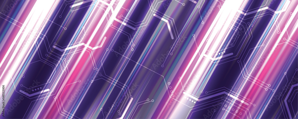 Poster Abstract high technology and science background