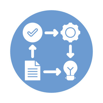 Processing Vector icon which can easily modify or edit
