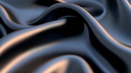 Black Fabric Waves