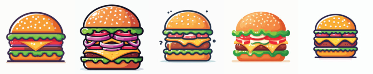 Vector of a burger